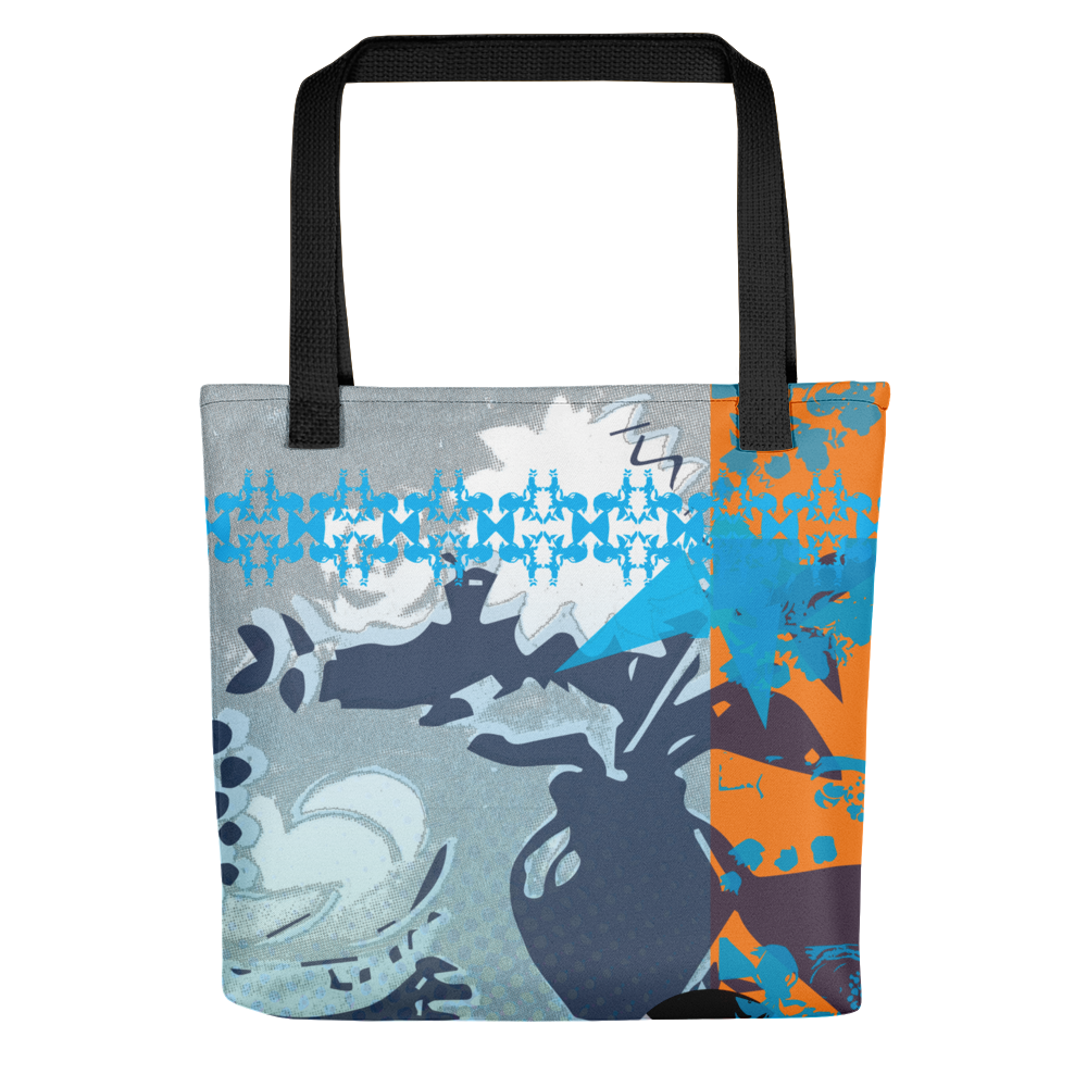 CMYK Cyan 15" Double-Sided Tote Bag