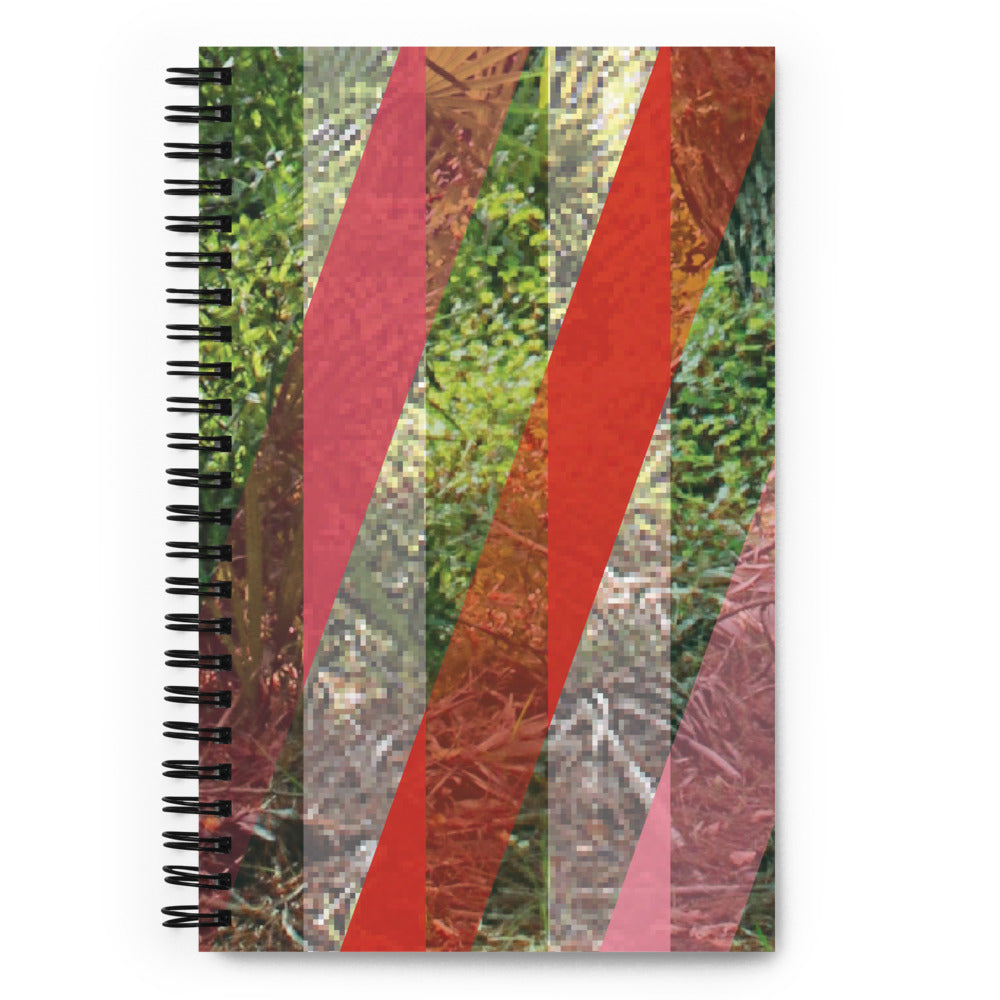 Pixel Powered Spiral Dotted Notebook