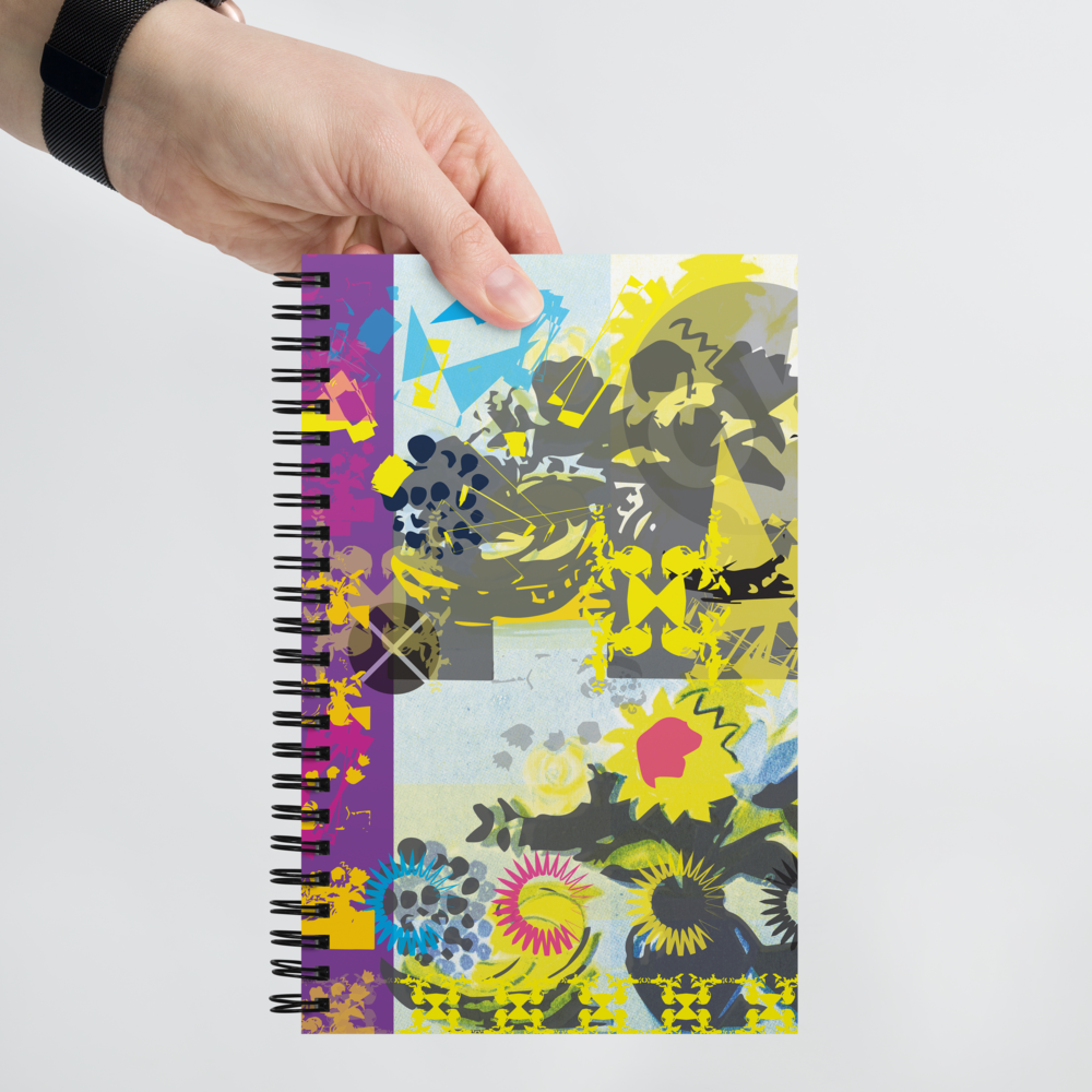 CMYK Art Spiral Dotted Notebook