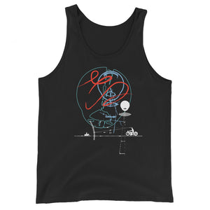 Open image in slideshow, Distance of Vision Unisex Tank Top
