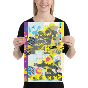 Open image in slideshow, CMYK Yellow Matte Giclée Poster Print
